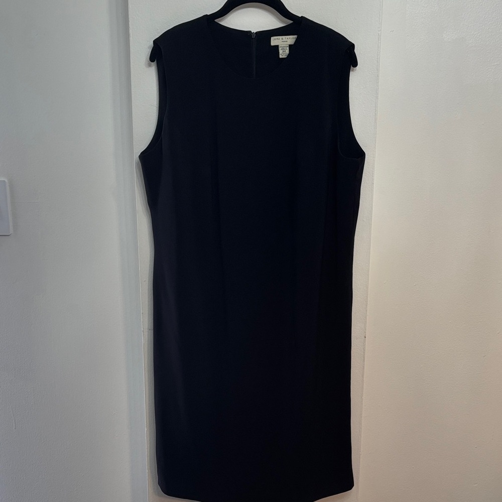 Classic Black Blazer and Dress Set by Lord & Taylor Size 18W - Picture 3 of 7